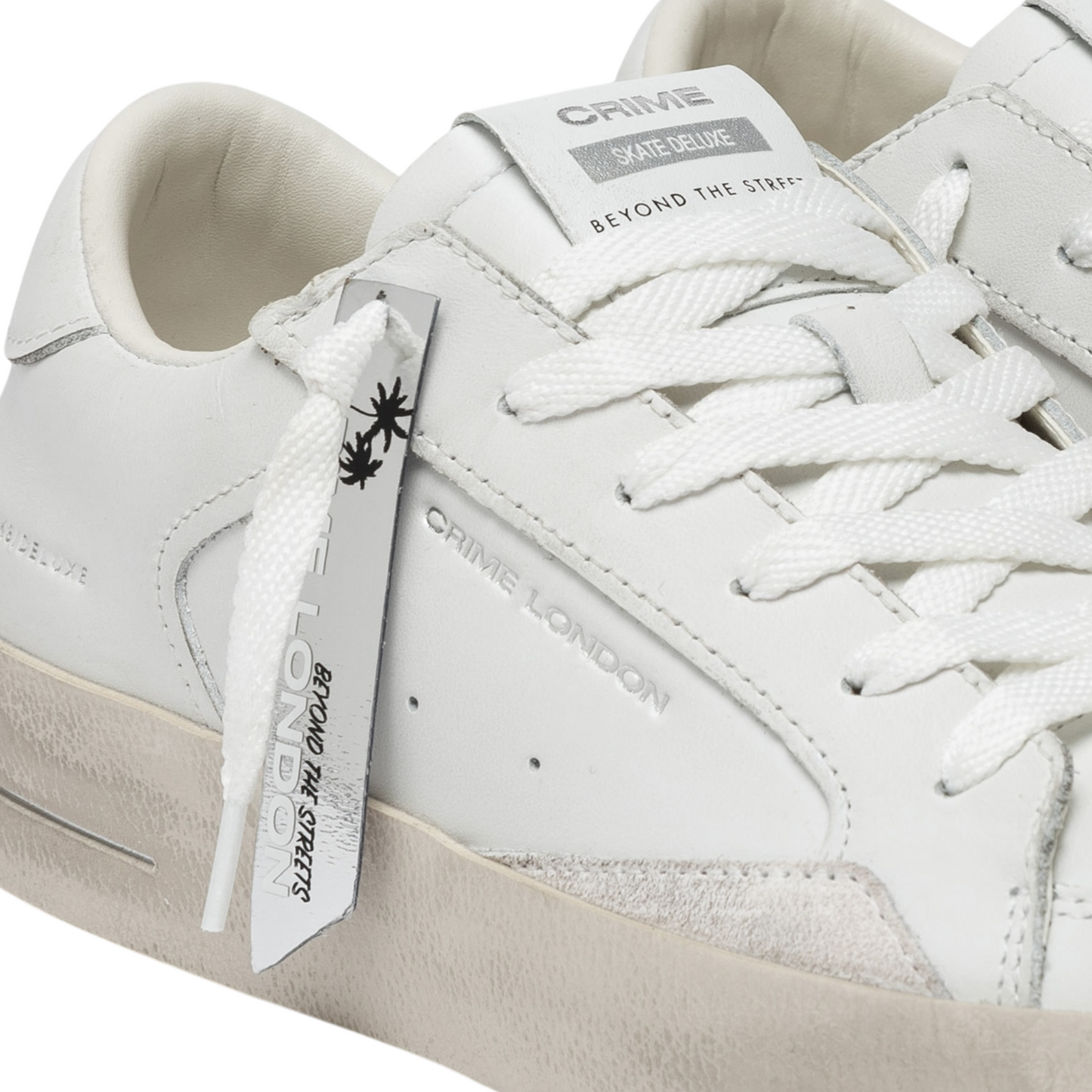 Crime London - Sneaker SK8 Deluxe All White