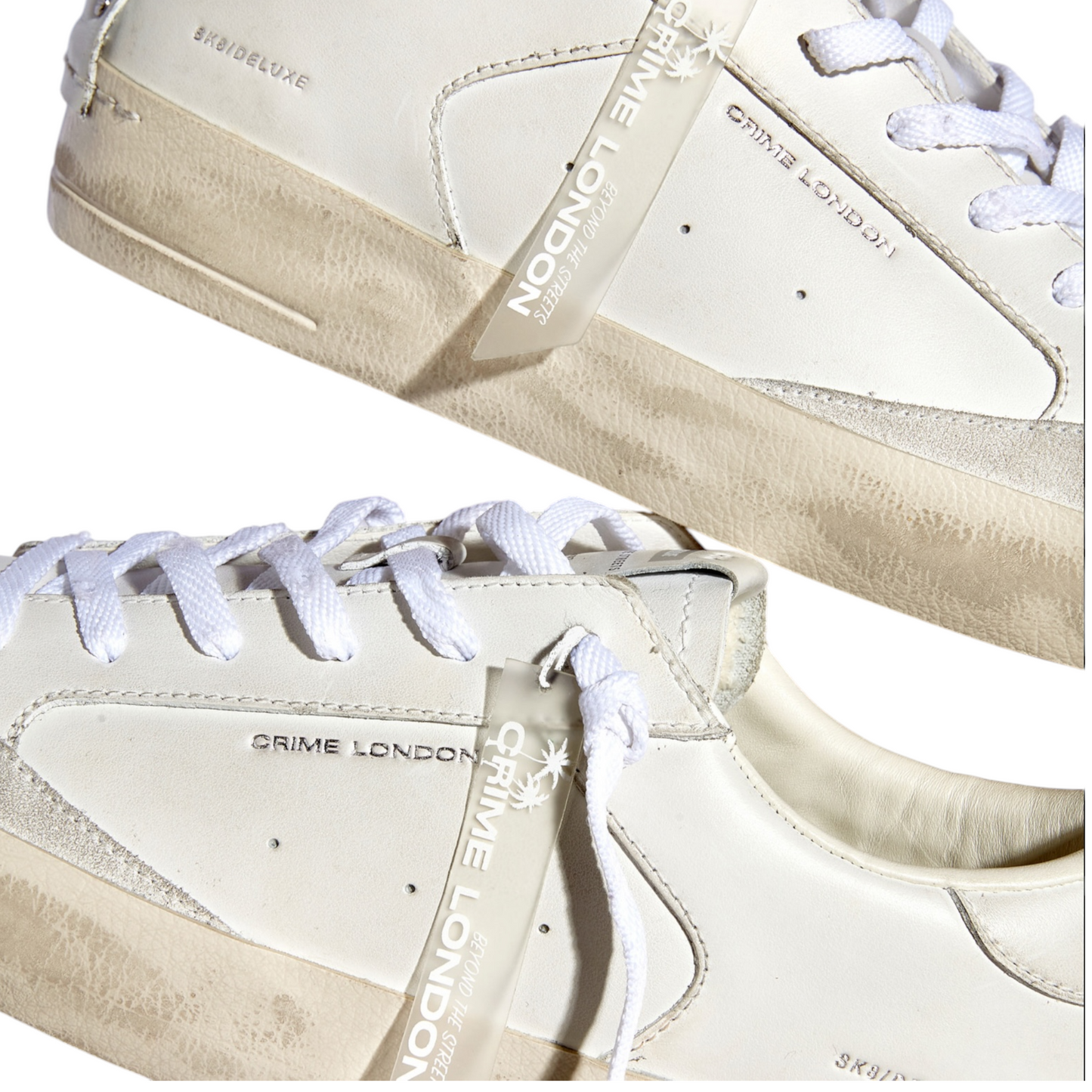 Crime London - Sneaker SK8 Deluxe All White