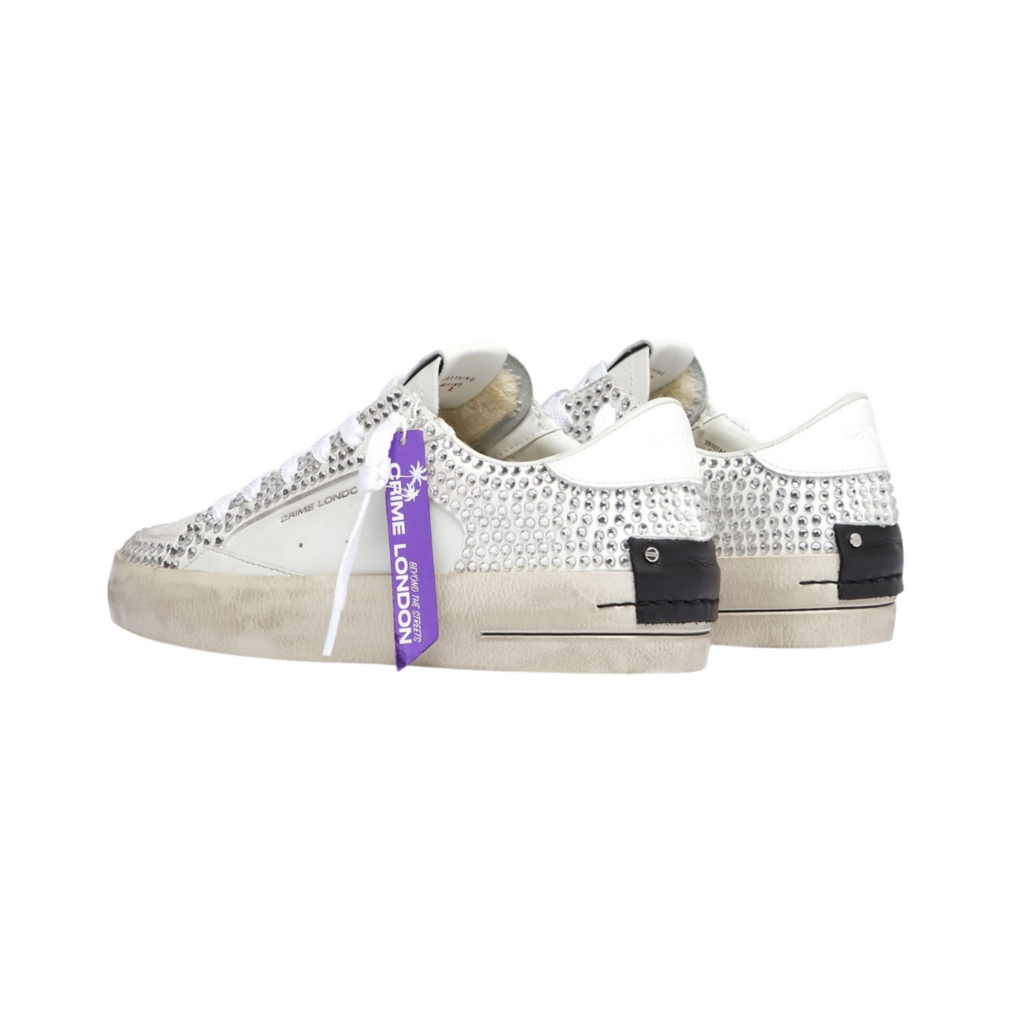 Crime London - Sneakers Sk8 Deluxe Bejeweled