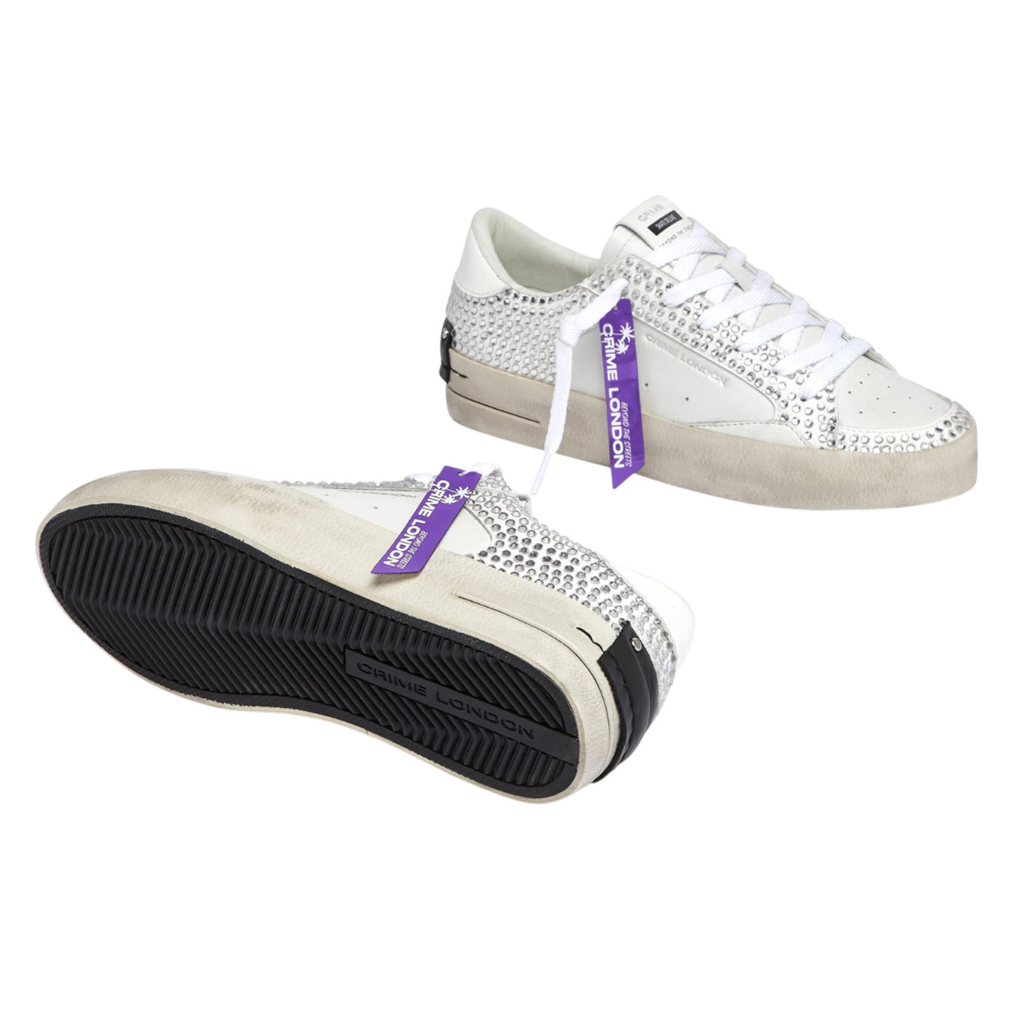 Crime London - Sneakers Sk8 Deluxe Bejeweled