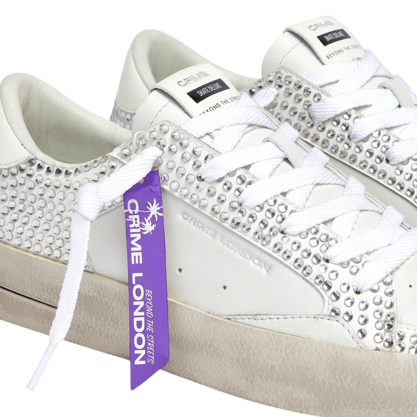 Crime London - Sneakers Sk8 Deluxe Bejeweled