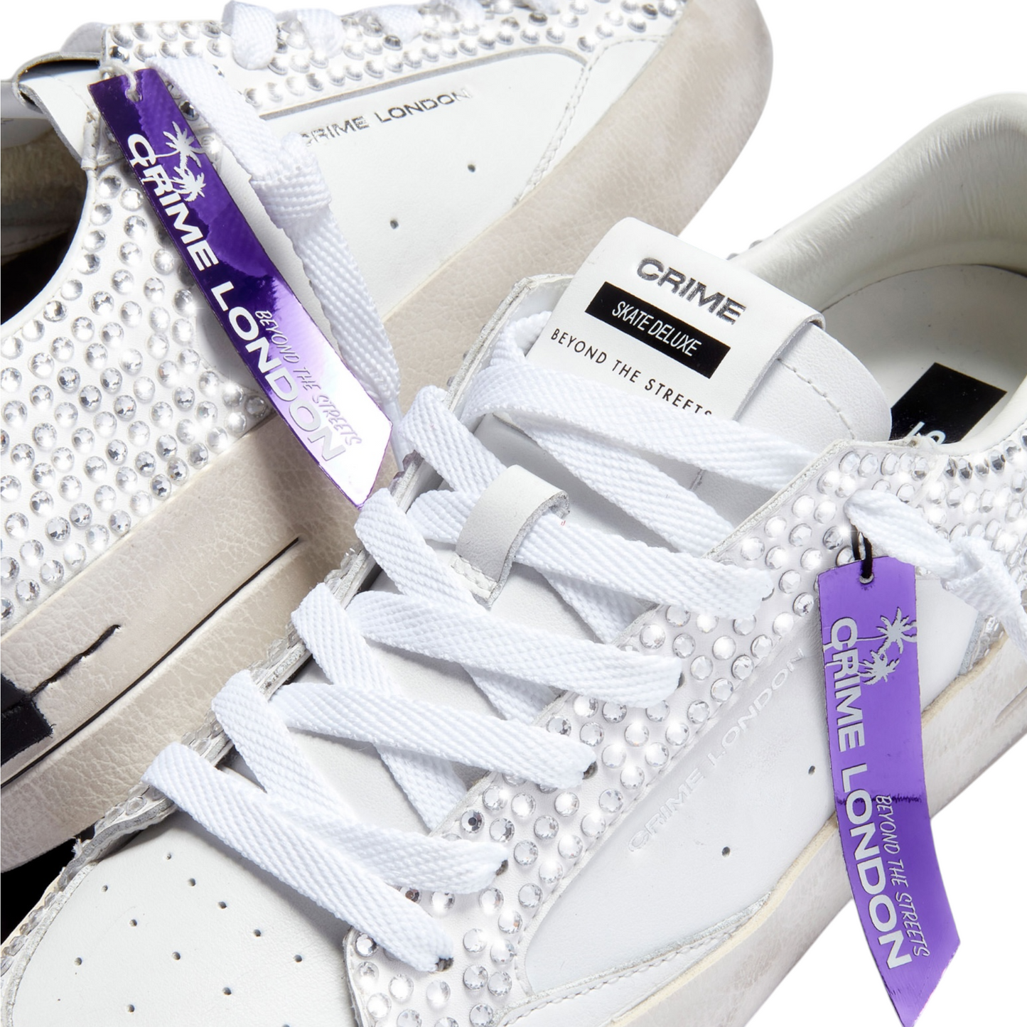 Crime London - Sneakers Sk8 Deluxe Bejeweled