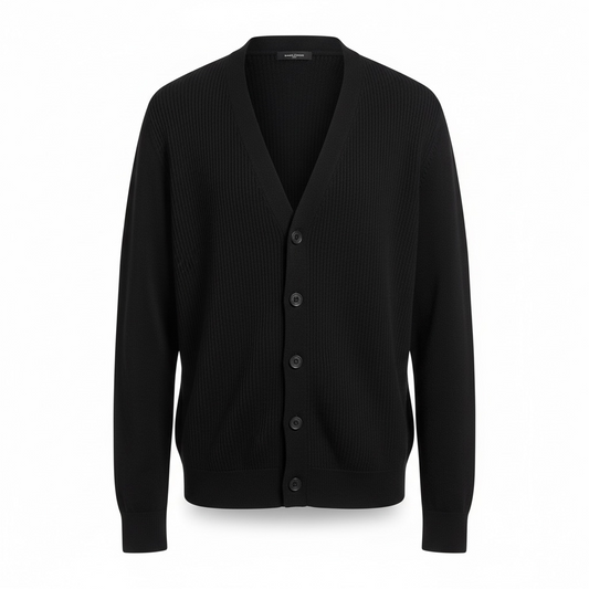 DA127M005 - DANIELE ALESSANDRINI CARDIGAN DANIEL NERO