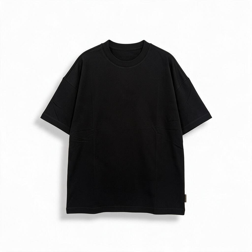 DA127T009 - DANIELE ALESSANDRINI T-SHIRT OVERSIZE NERO
