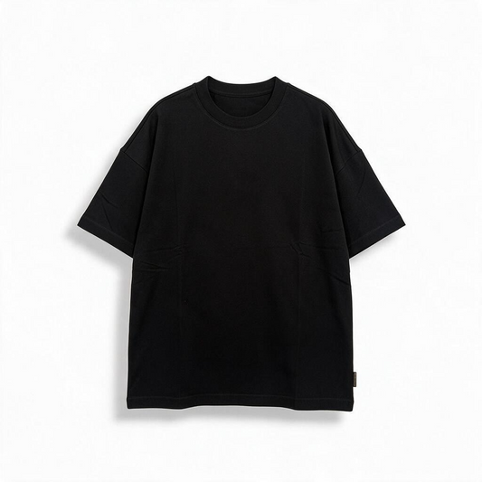 DA127T009 - DANIELE ALESSANDRINI T-SHIRT OVERSIZE NERO