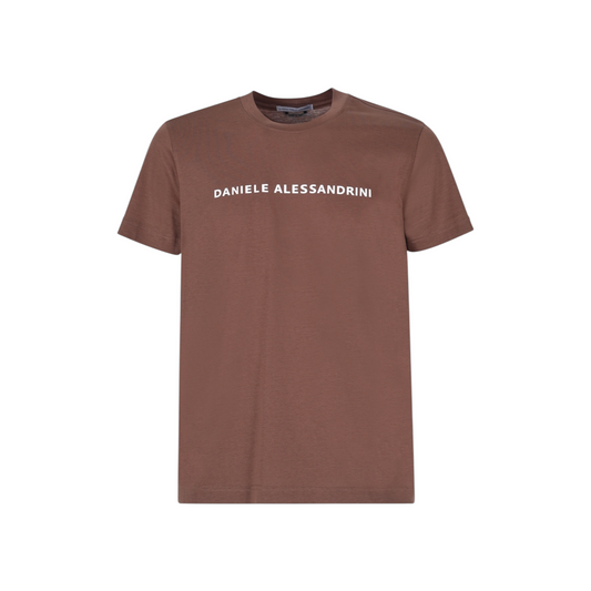 DA1SS25T009 - Daniele Alessandrini T-shirt Modal Tabacco