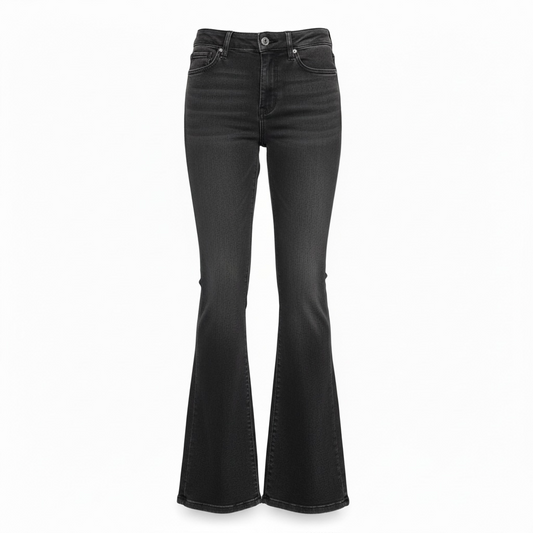 DAC5048 - vicolo gisele flare denim nero