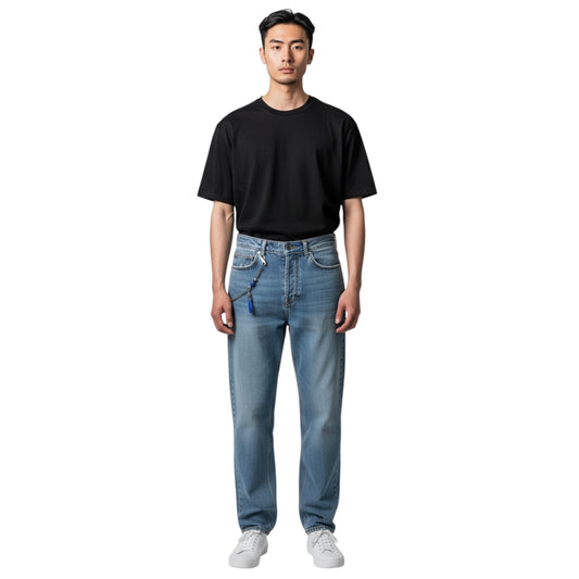 DUDL0003 - DANIELE ALESSANDRINI JEANS LOOSE 2601 MEDIUM BLU