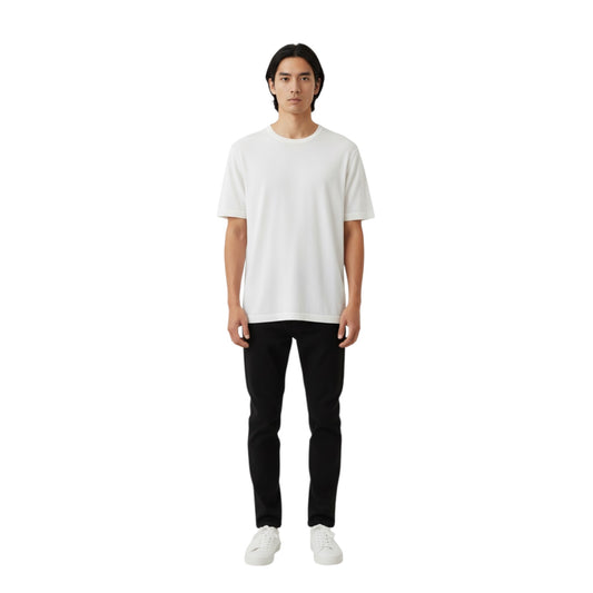 DUMC0001 - DANIELE ALESSANDRINI T-SHIRT SILK BIANCO