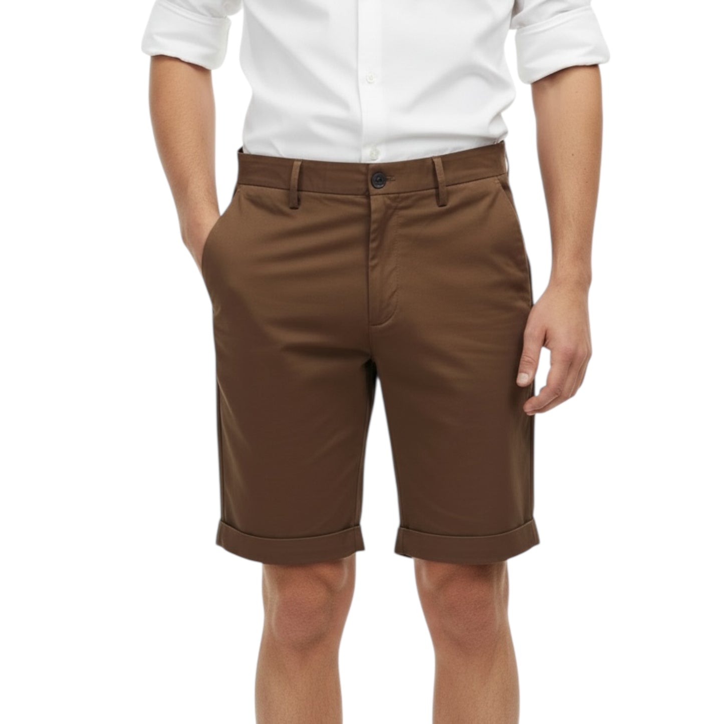 DUST0003 - DANIELE ALESSANDRINI BERMUDA CAPRI MORO