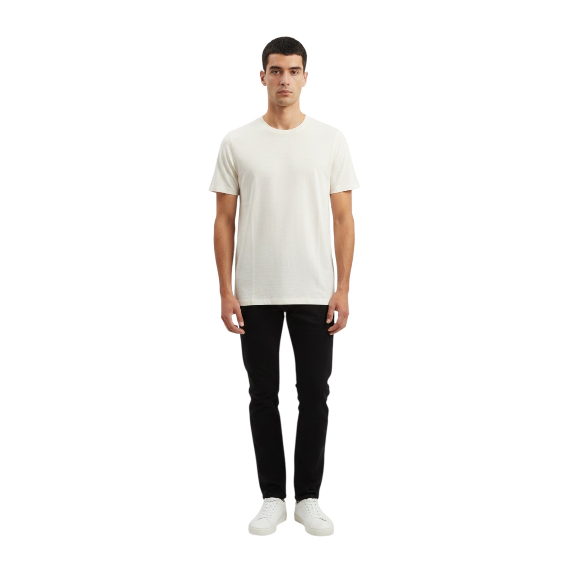 DUTC0001 - DANIELE ALESSANDRINI T-SHIRT OFF PANNA