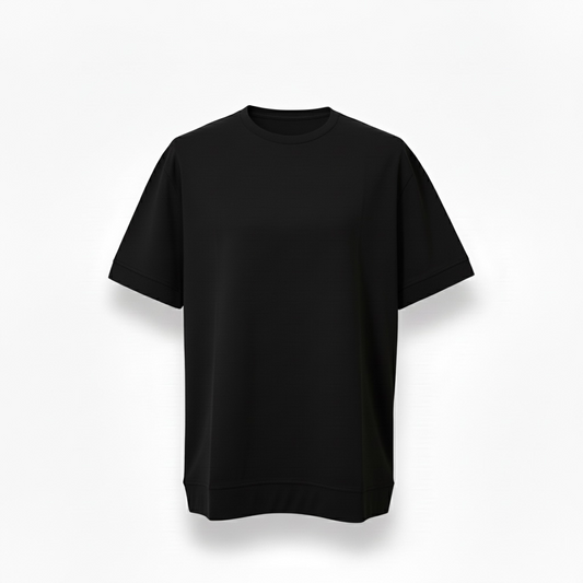 F011 - PAOLO PECORA T-SHIRT JERSEY NERO