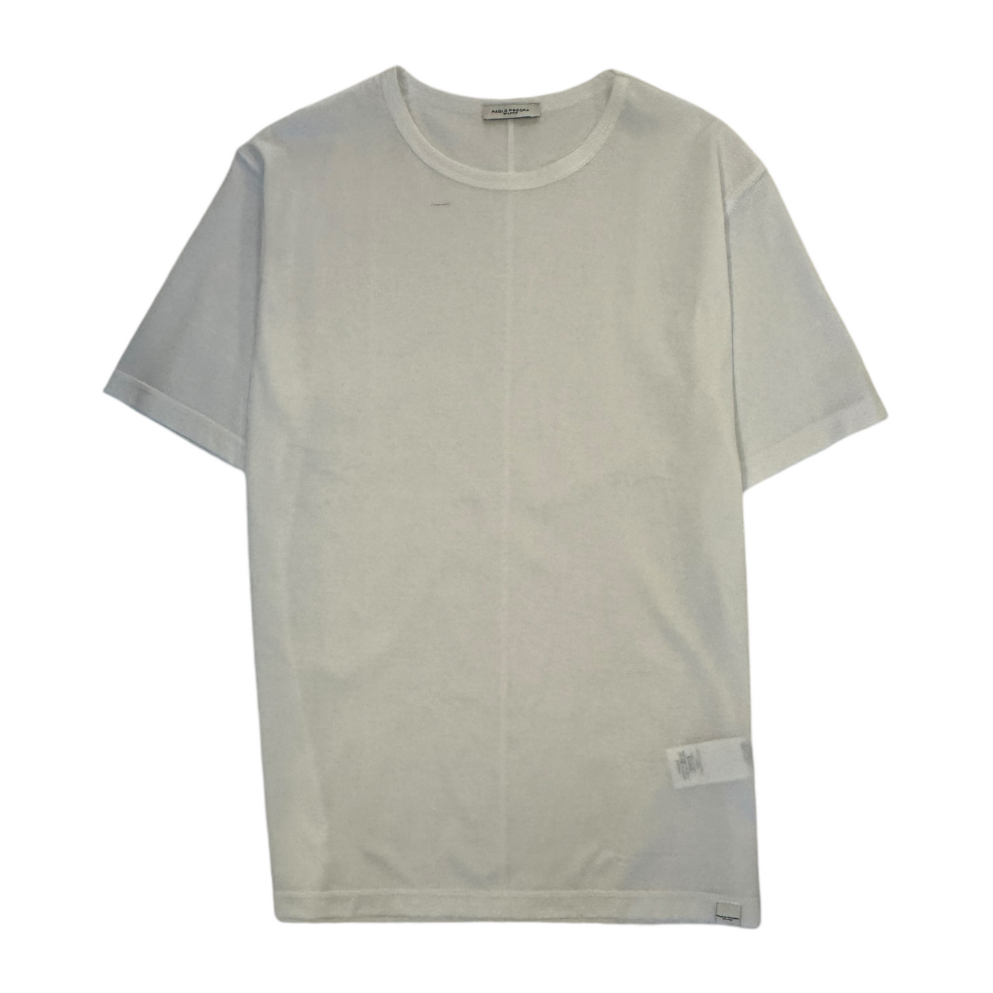 F011 - PAOLO PECORA T-SHIRT SCOZIA 24 BIANCO