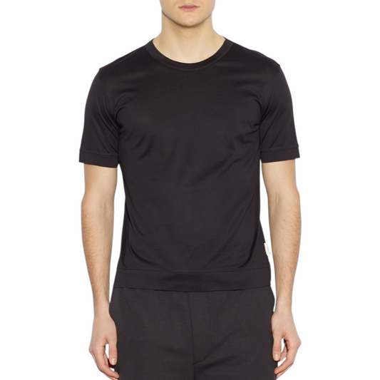 F011 - PAOLO PECORA T-SHIRT SCOZIA 26 NERO