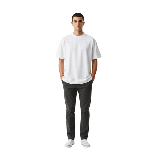 F013 - PAOLO PECORA T-SHIRT LOOSE BIANCO
