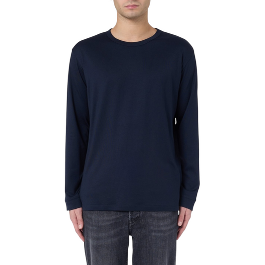 F061 - PAOLO PECORA T-SHIRT MANICA LUNGA BLUE