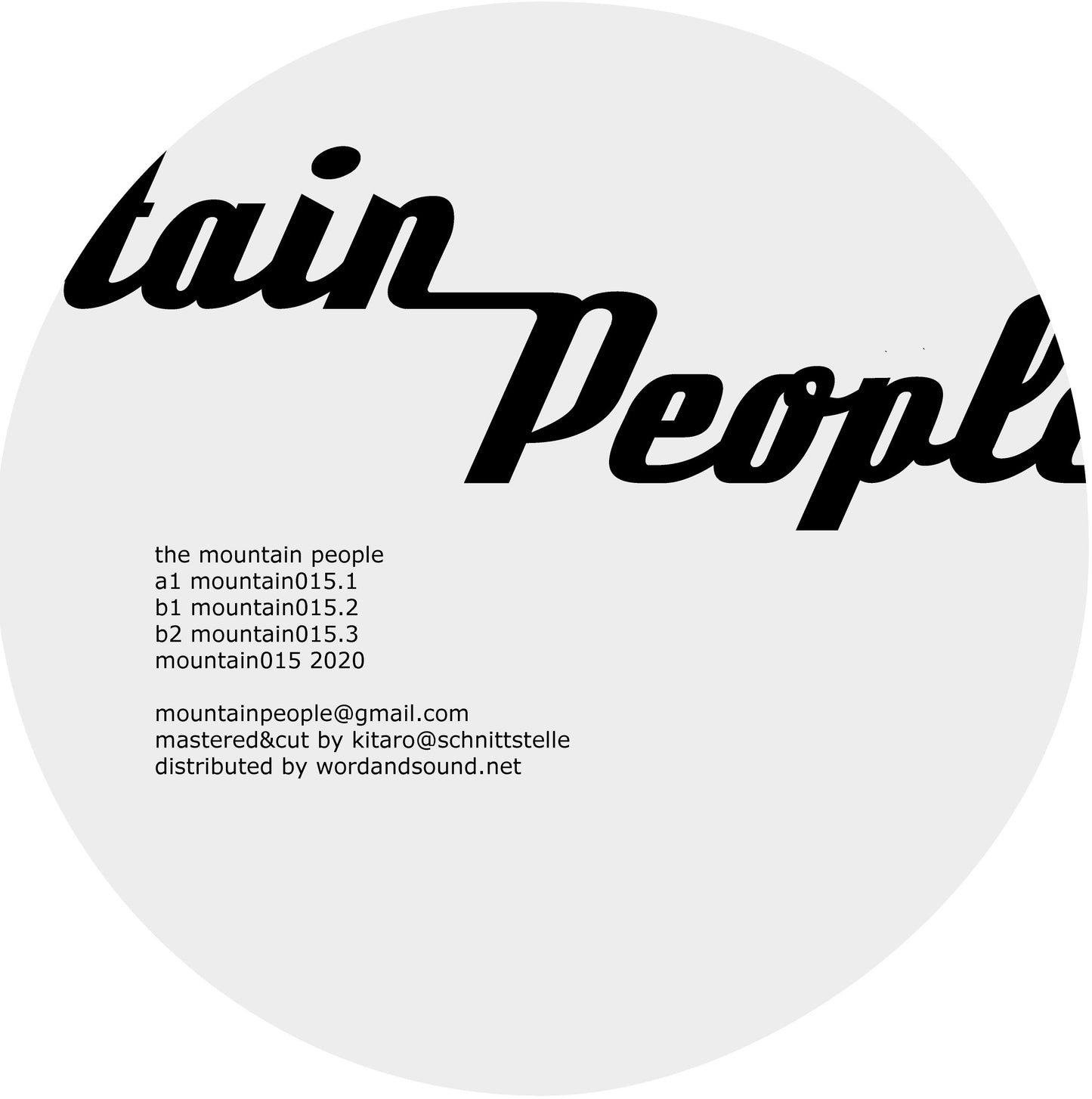 THE MOUNTAIN PEOPLE - MOUNTAIN015