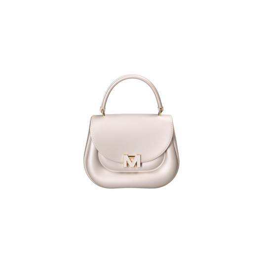 MARC ELLIS BORSA FLAT JELLY TAUPE LIGHT GOLD