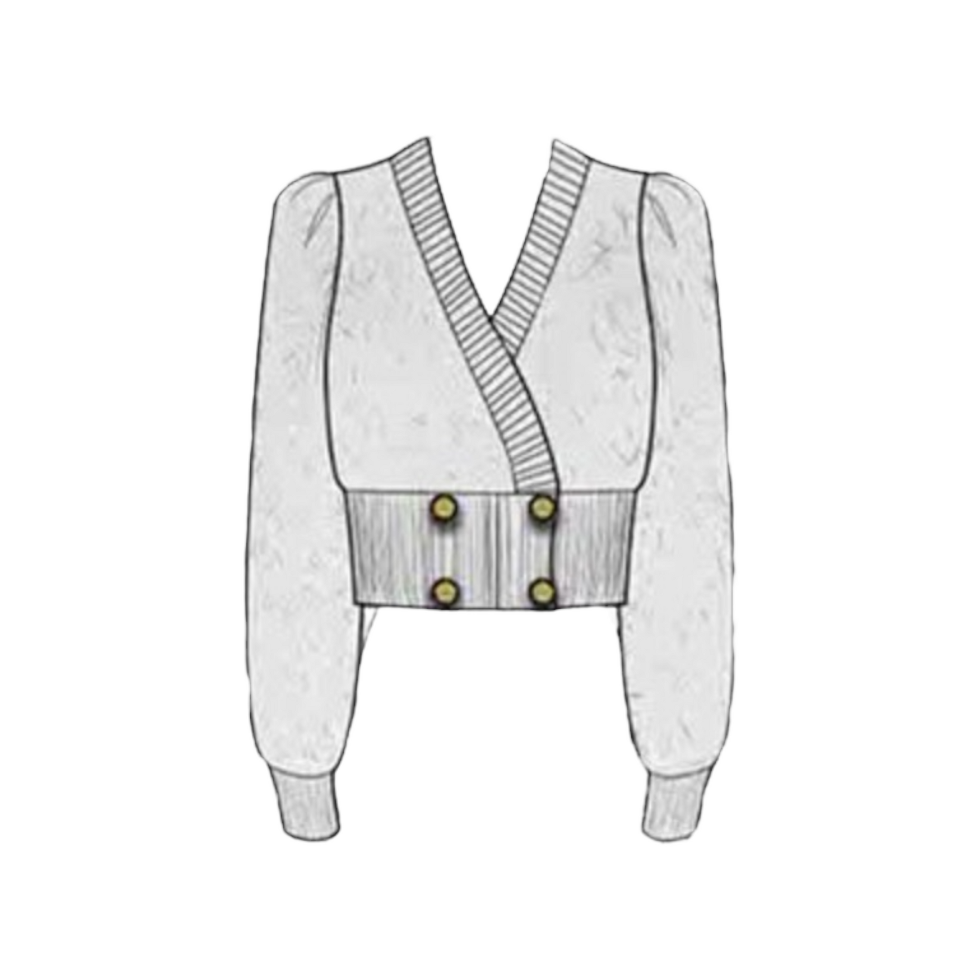 GAABW00935 - GAELLE PARIS CARDIGAN DOPPIOPETTO