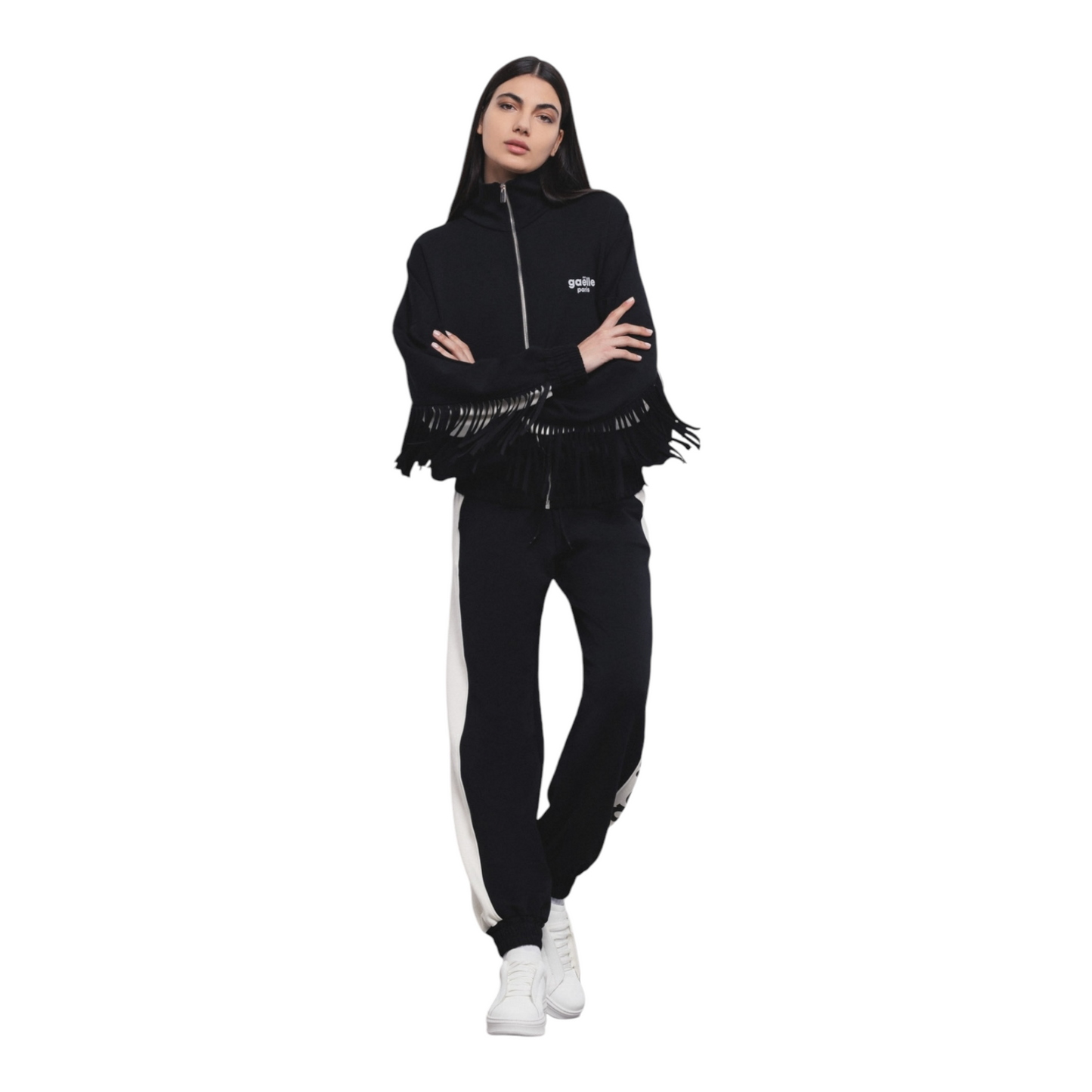 Gaelle Paris - Giacca Full zip Frangia