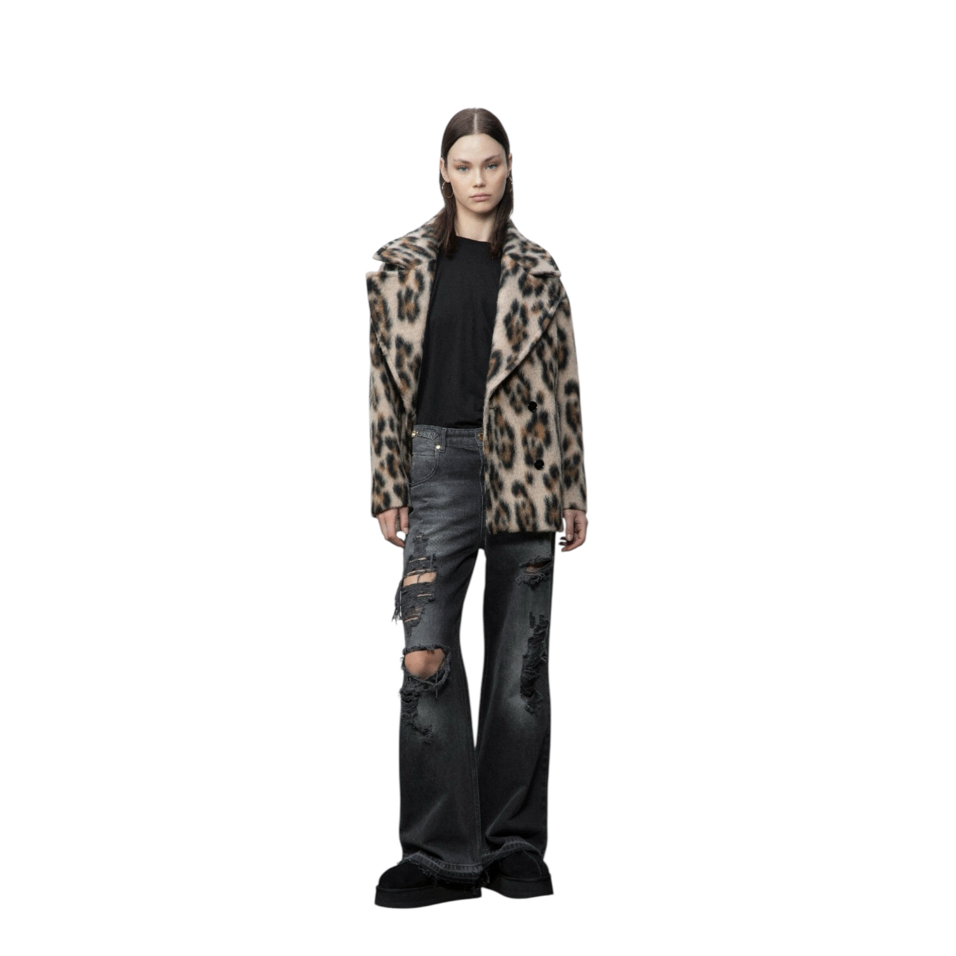 GAABW06564 - Gaelle Paris Cappotto Maculato