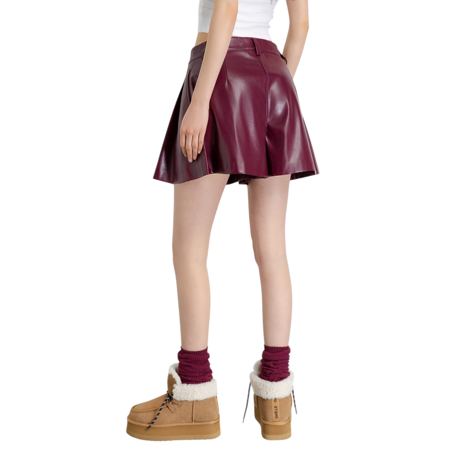 Gaelle Paris - Shorts in Ecopelle