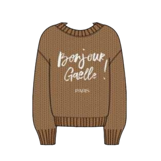 GAABW07266 - Gaelle Paris pullover in maglia con ricamo