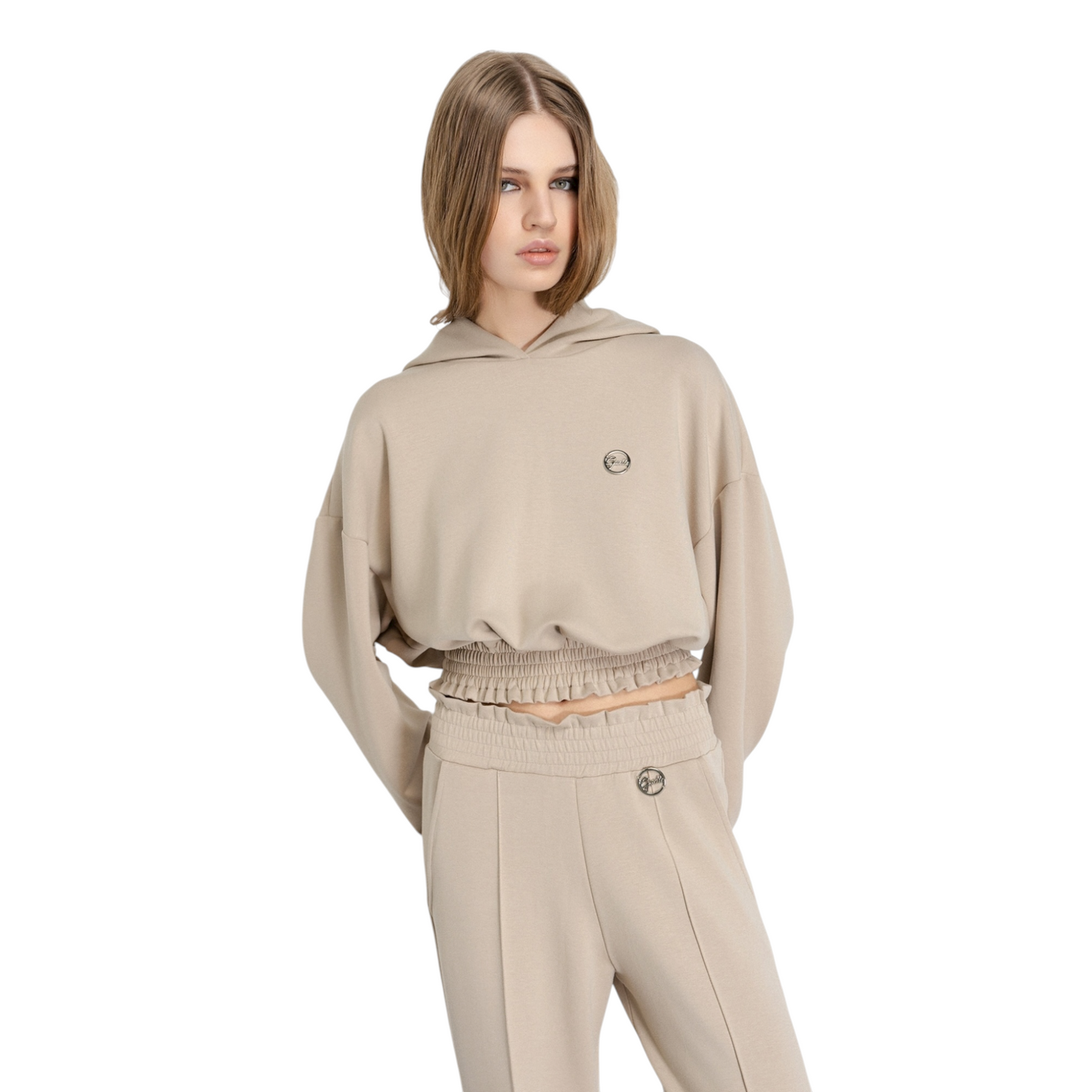 Gaelle Paris - Felpa Crop Smoke