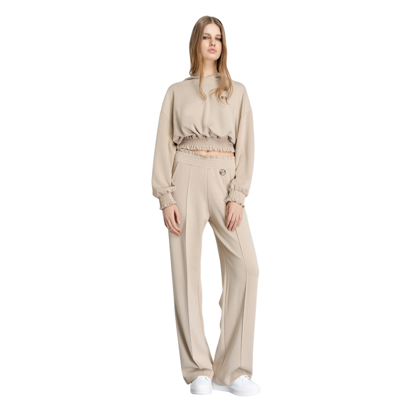 Gaelle Paris - Felpa Crop Smoke