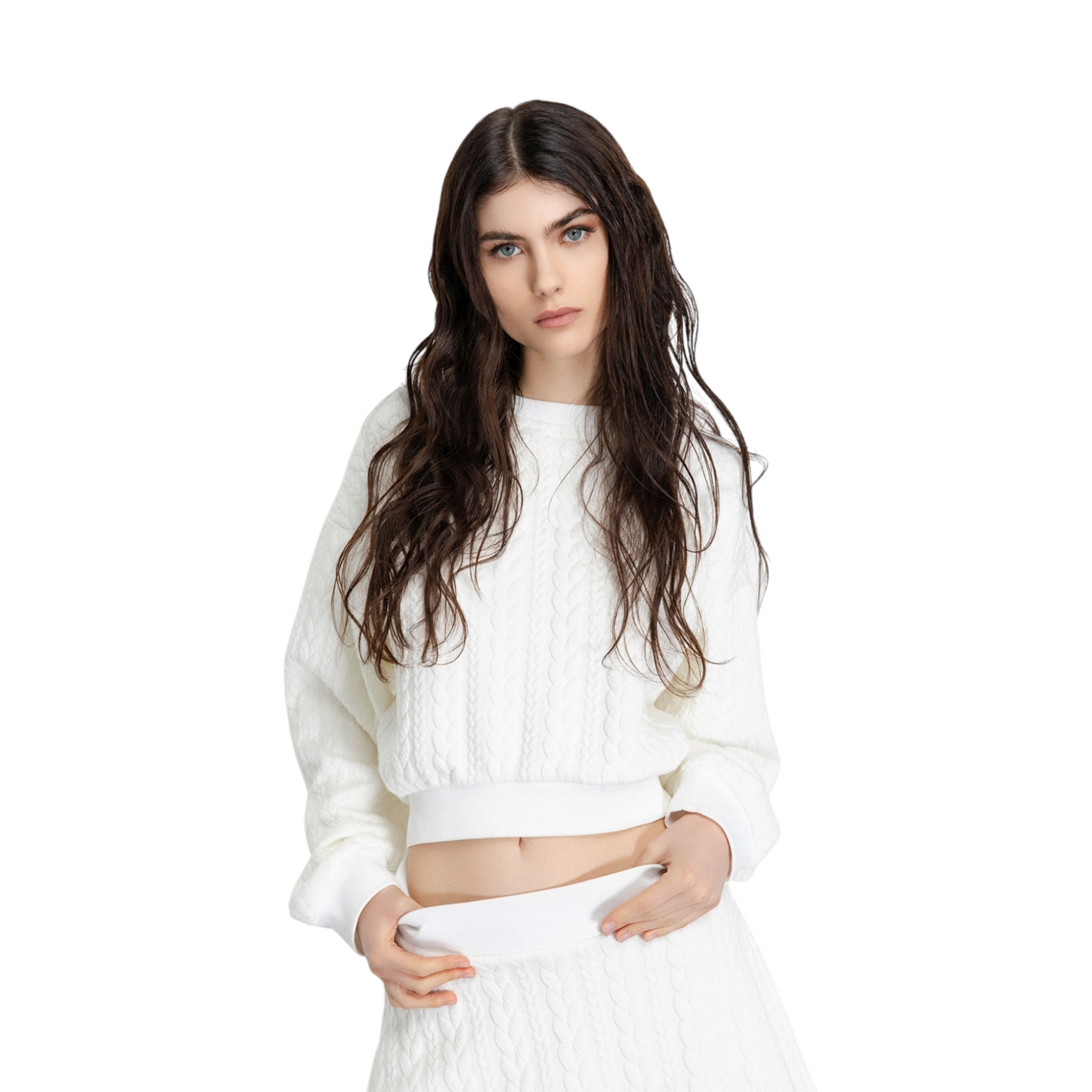 Gaelle Paris - Felpa Crop Trecce