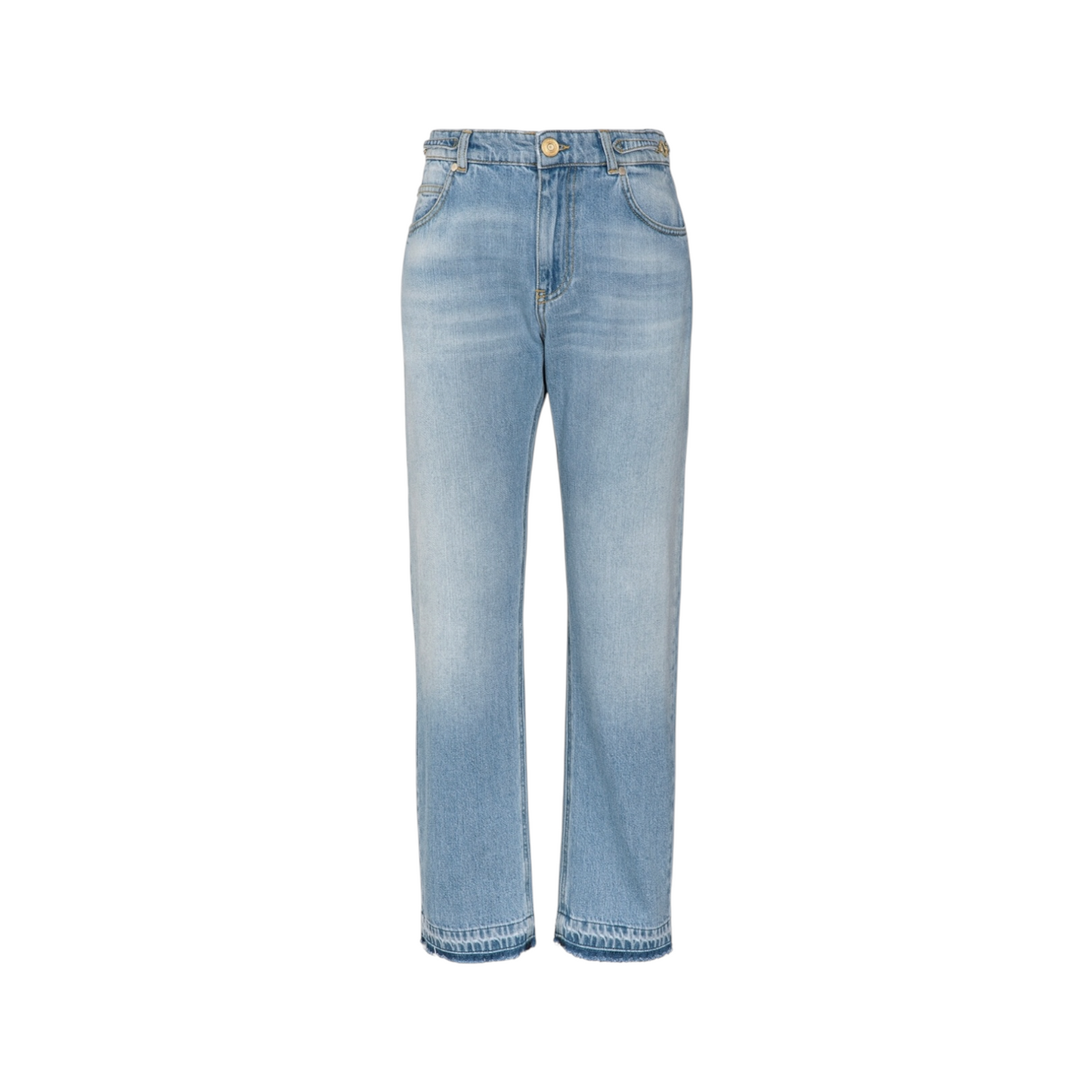 Gaelle Paris - Pantalone in Denim Slim con Morsetti