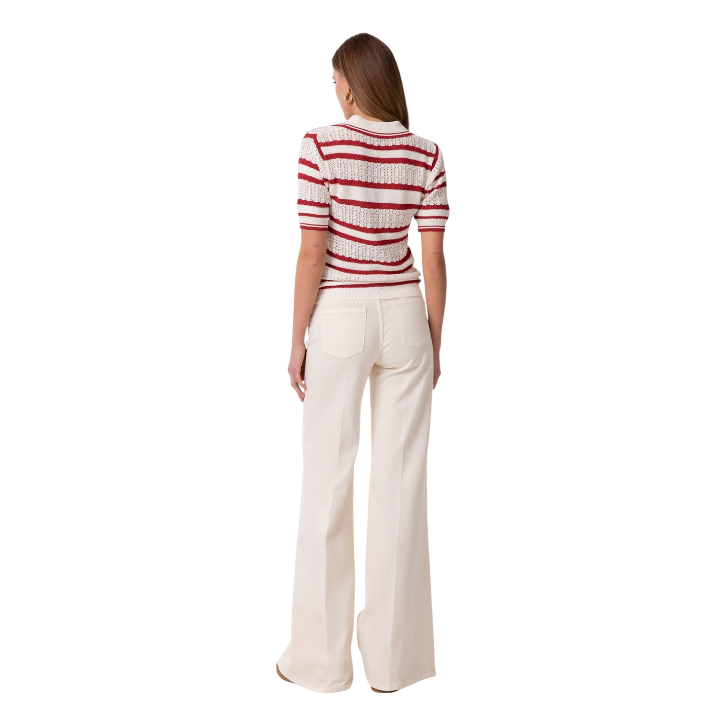 Gaelle Paris - Pantalone in Denim Wide Leg