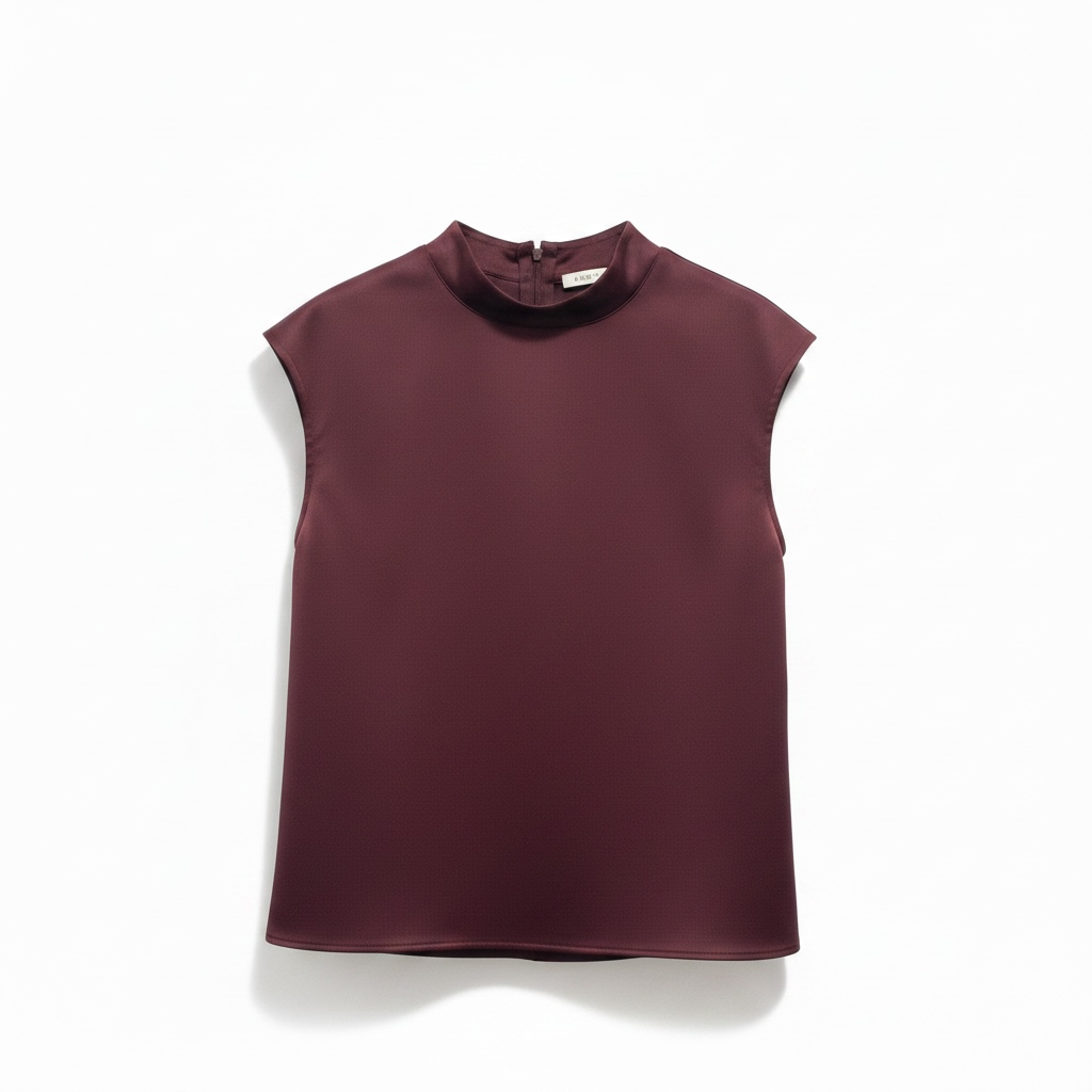 GAABW11200 - GAELLE PARIS BLUSA CON COLLO A CRATERE VINO