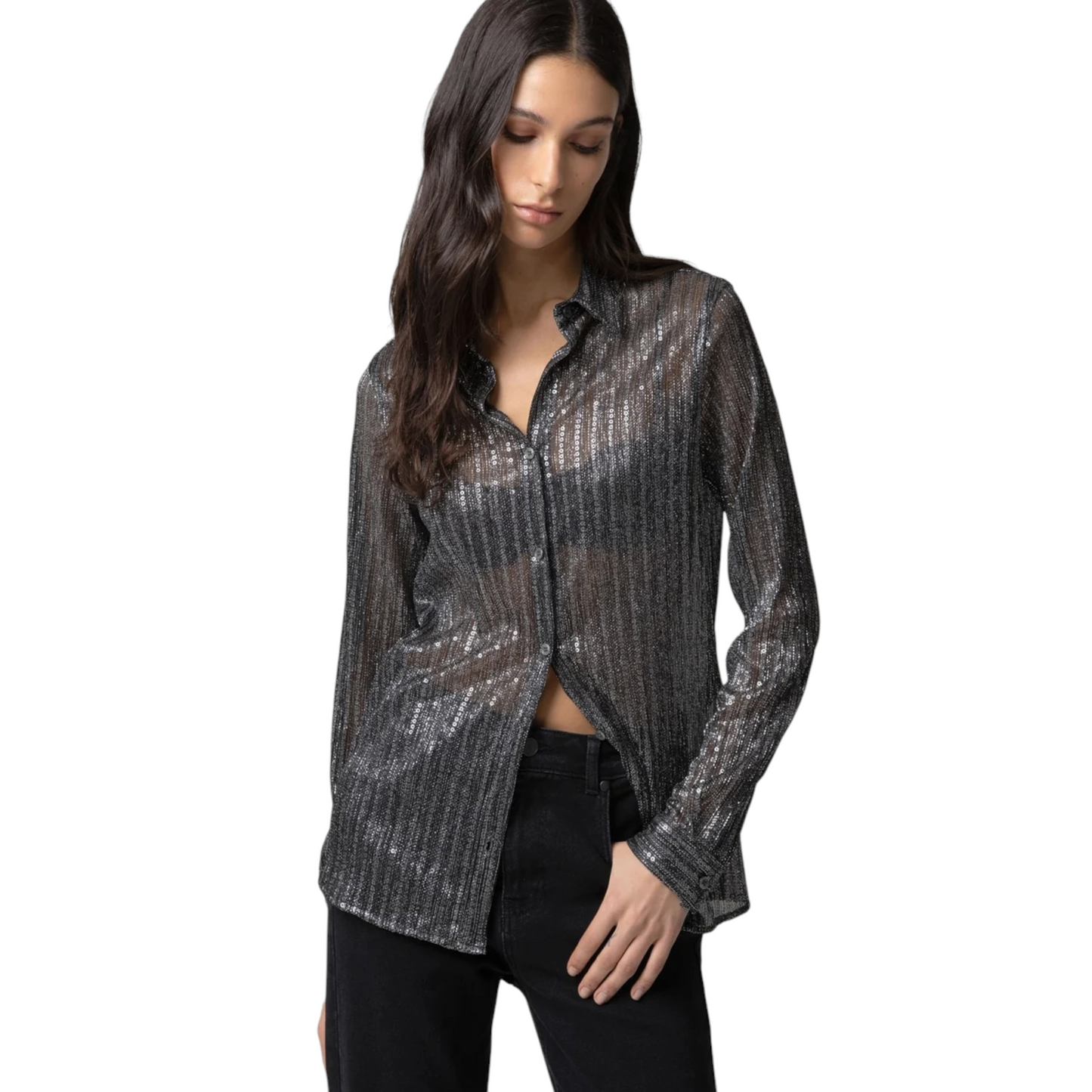 Gaelle Paris - Camicia Pailettes