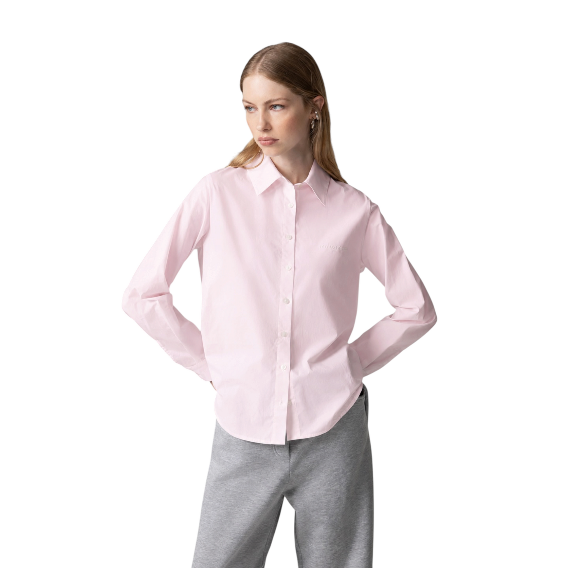 GAABW11255 - GAELLE PARIS CAMICIA POPELINE ROSA