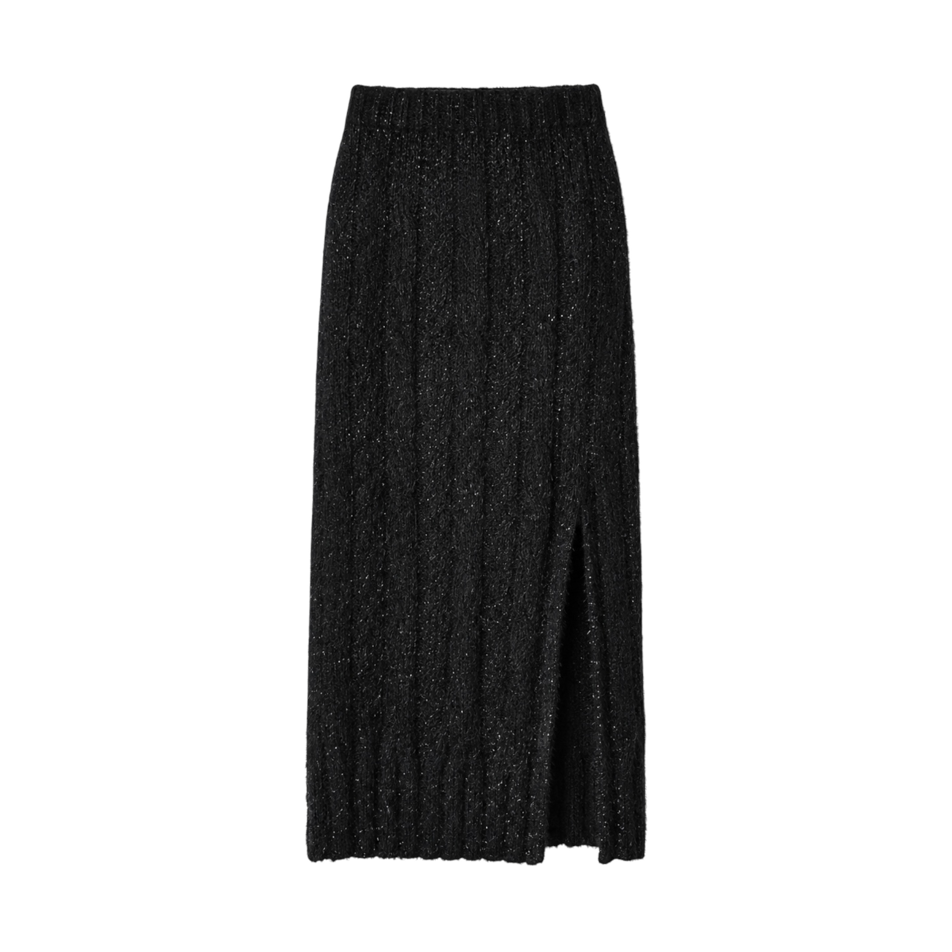 GAABW11481 - GAELLE PARIS GONNA LUNGA PAIETTES NERO