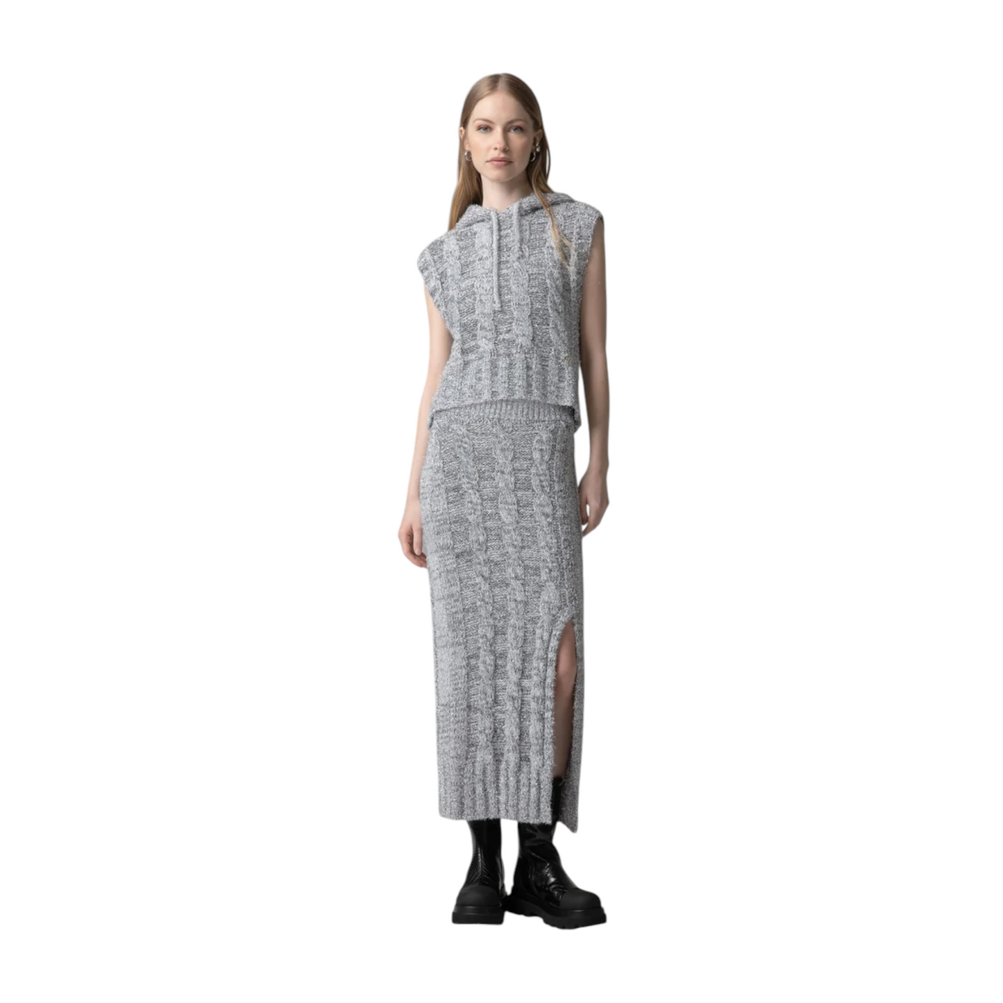 Gaelle Paris - Pullover Smanicato in Maglia