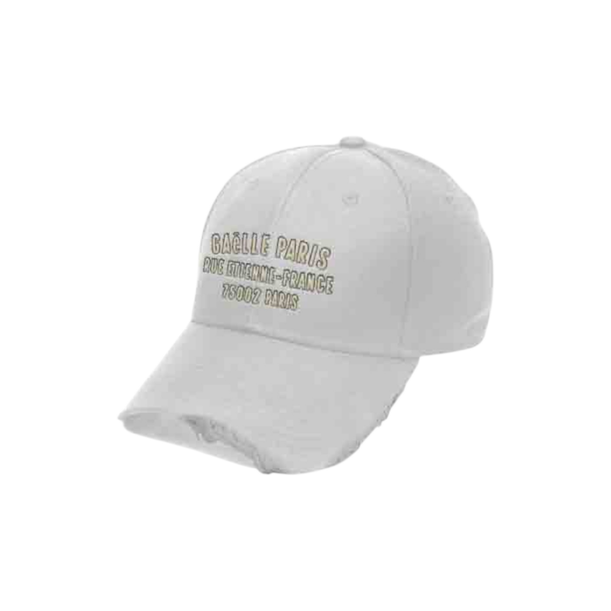 GAACM00219 - GAELLE PARIS UOMO CAPPELLINO VISIERA BIANCO