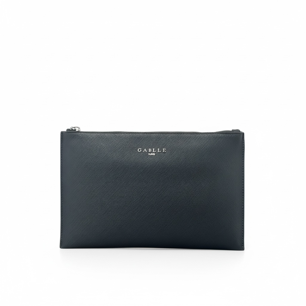GAACM00220 - GAELLE MAN REGULAR POCHETTE SAFFINO NERO