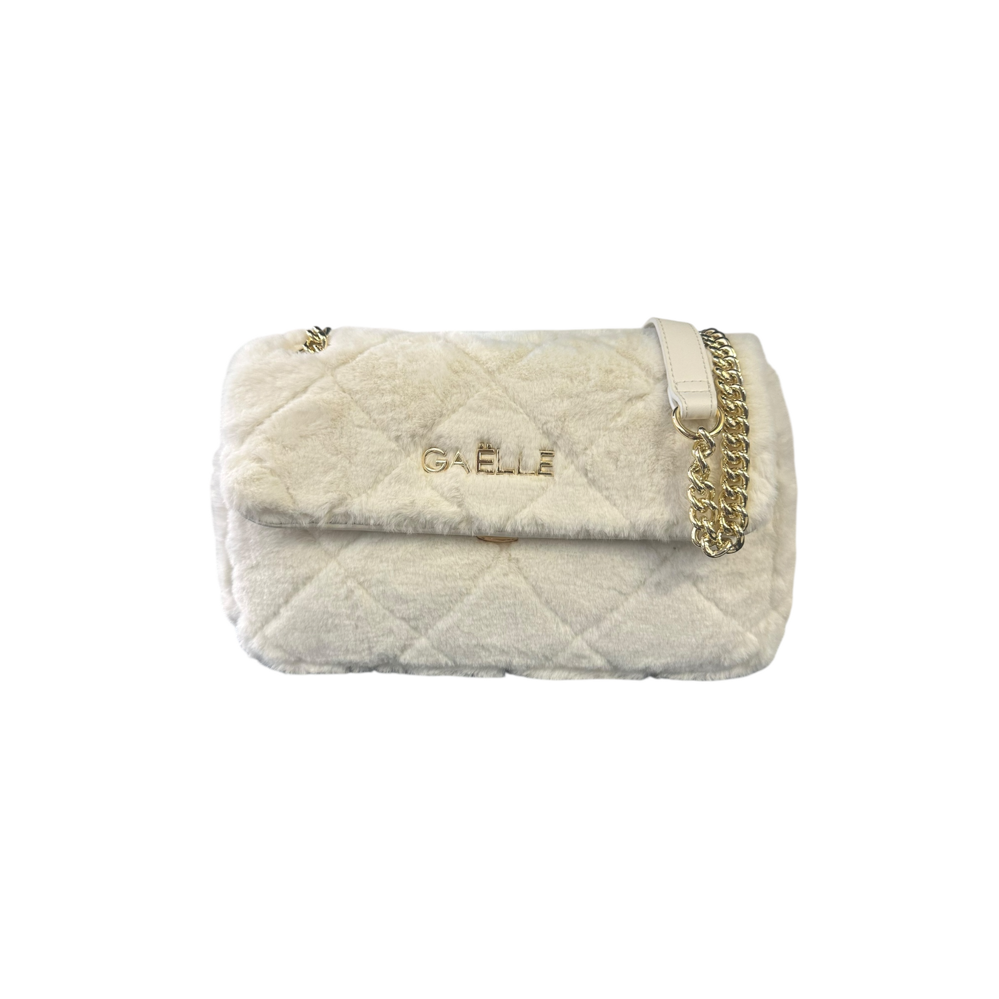 GAACW02408 - GAELLE PARIS REGULAR SHOULDER STRAP ECOFUR BURRO