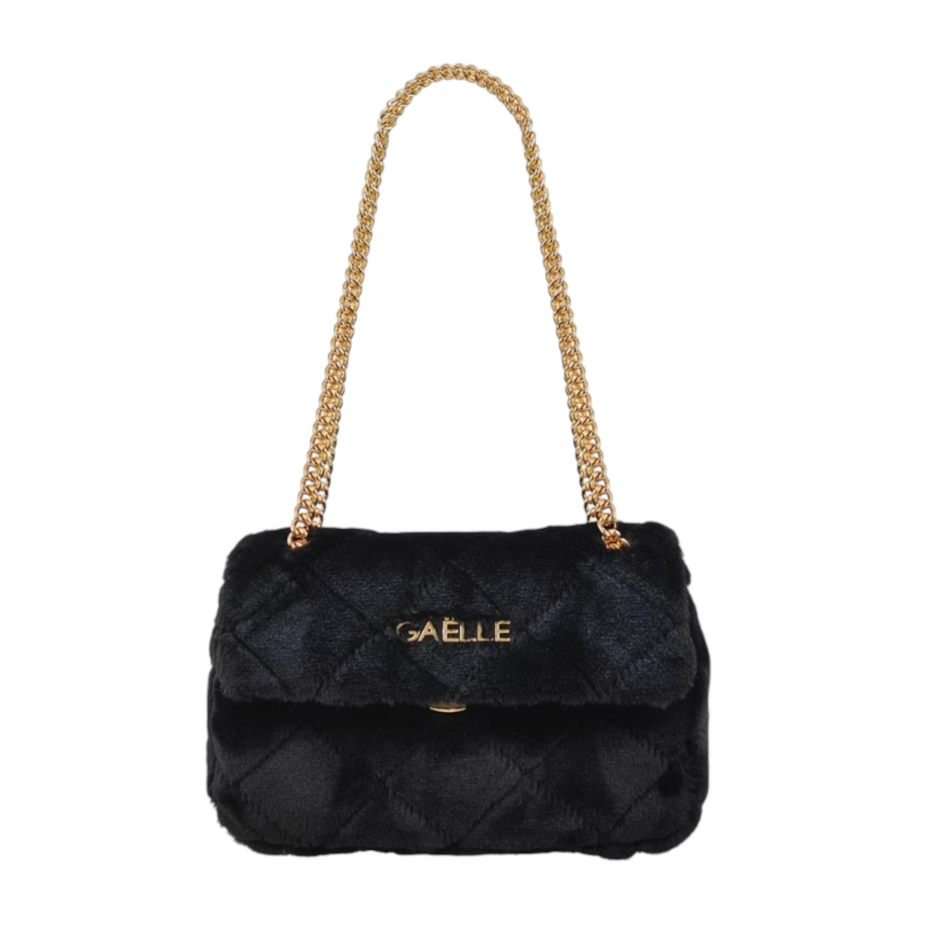 GAACW02408 - REGULAR SHOULDER STRAP MATELASSE IN ECOFUR