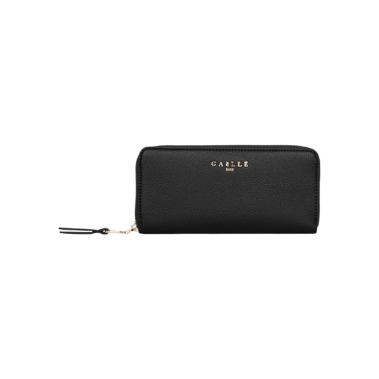 GAACW03033 - GAELLE REGULAR ZIP AROUND ESSENTIAL NERO  