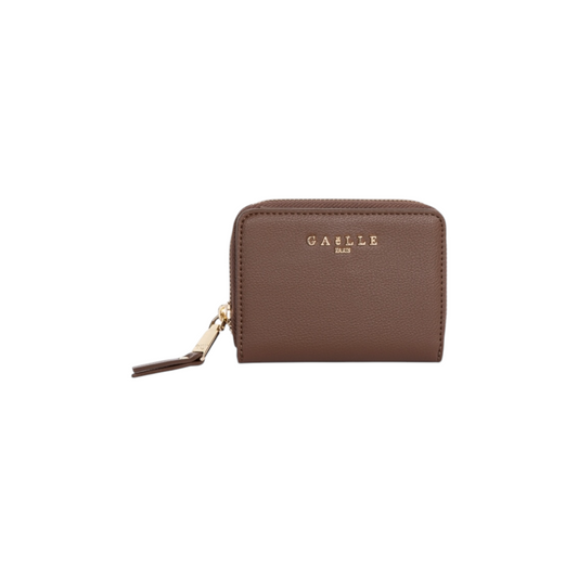 GAACW03034 - GAELLE MINI ZIP AROUND ESSENTIAL MOKA