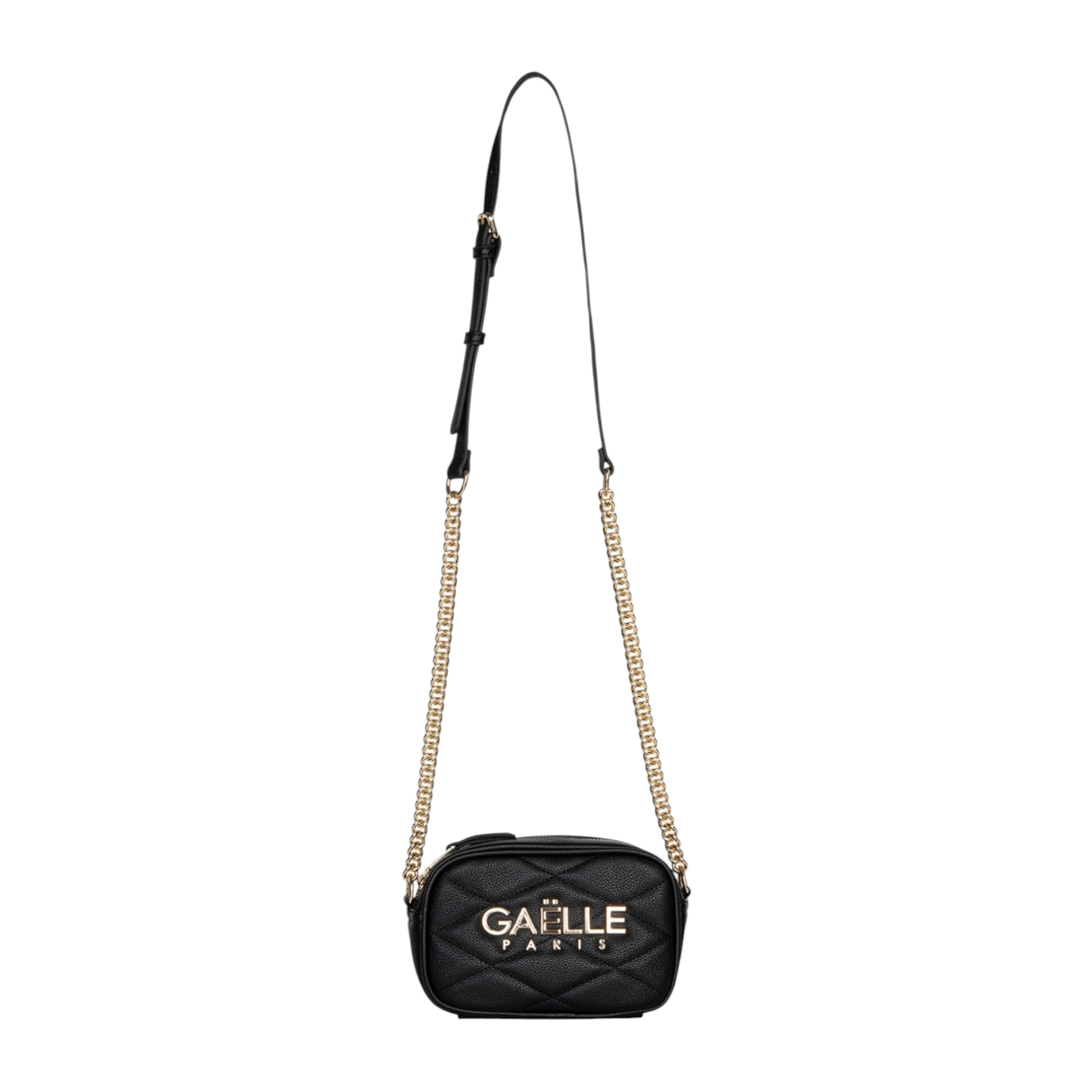 GAACW03080 - GAELLE MINI CAMERA BAG METAL LOGO NERO