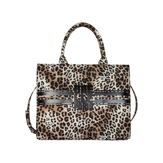 GAACW03109 - GAELLE maxi shopper banda logo maculato maculato