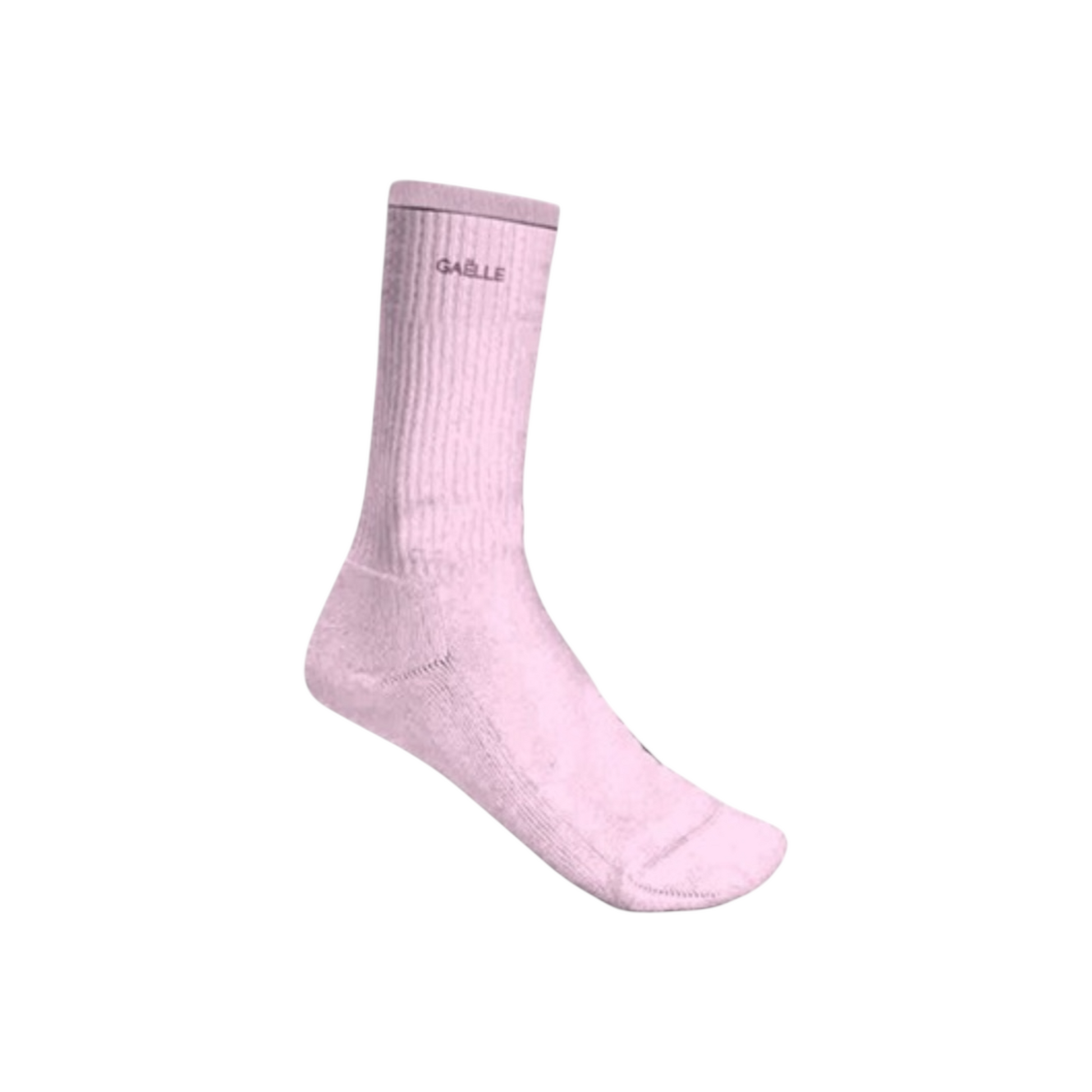 GAACW03147 - GAELLE PARIS CALZA CON LOGO IN TONO ROSA