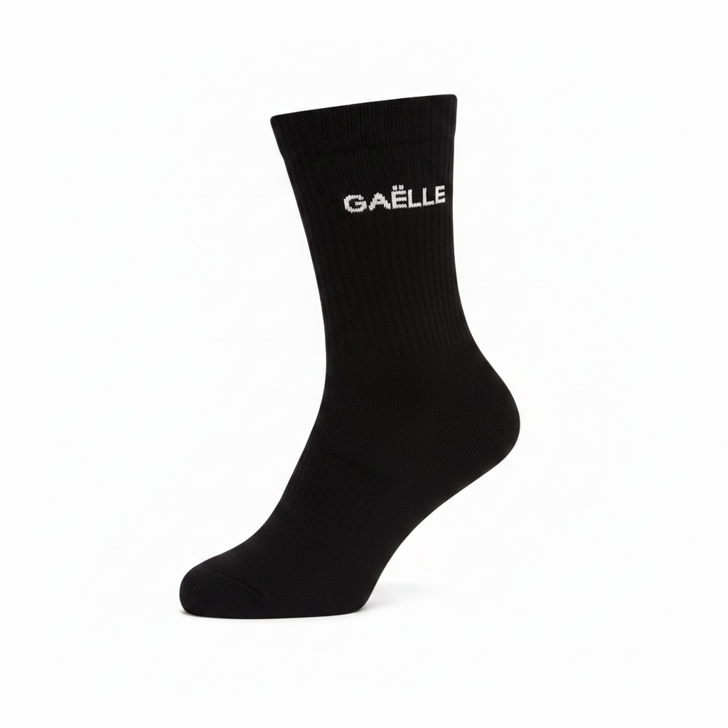 GAACW03342 - GAELLE PARIS CALZA IN SPUGNA NERO