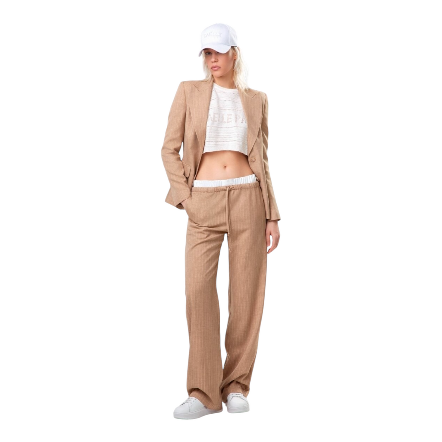 Gaelle Paris - Pantalone Dritto Gessato