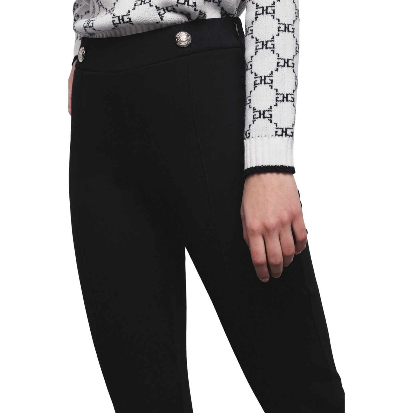 Gaelle Paris - Leggins con Bottoni