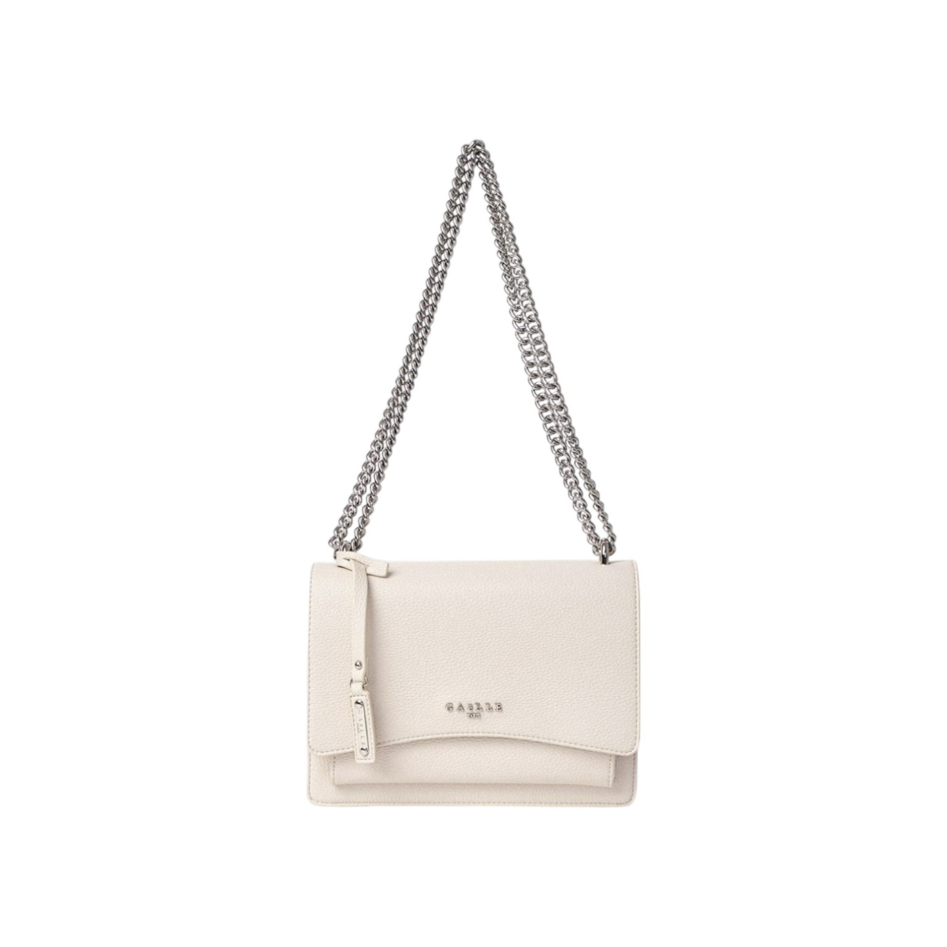 Gaelle Paris Regoular Shoulder Strap Ecopelle Bottalato Avorio